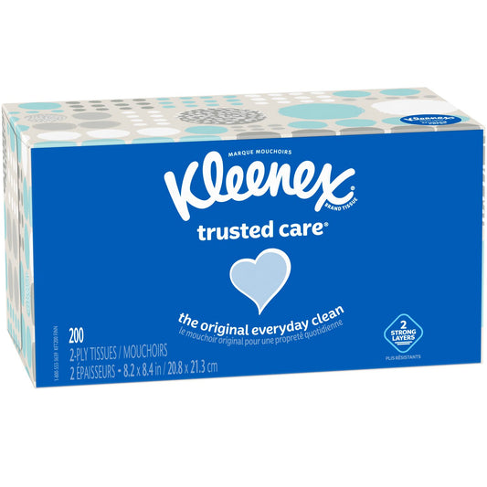 Product of Kleenex Trusted Care Everyday Facial Tissues, 200 ct./8 pk.