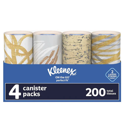 Kleenex Facial Tissues Perfect Fit Package 200 Tissues Total