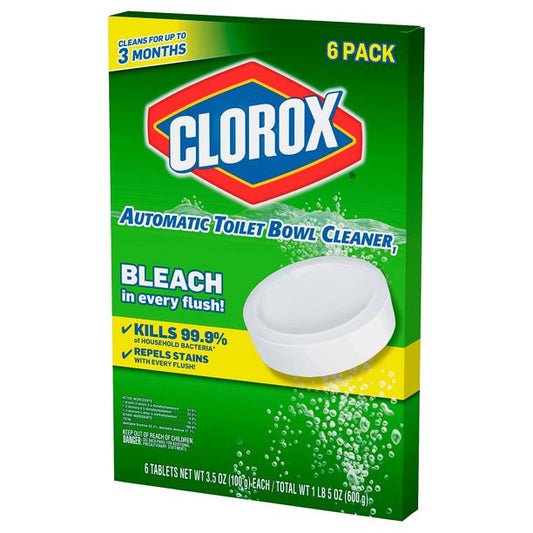 Clorox Automatic Toilet Bowl Cleaner 3.5 oz, 6 pack